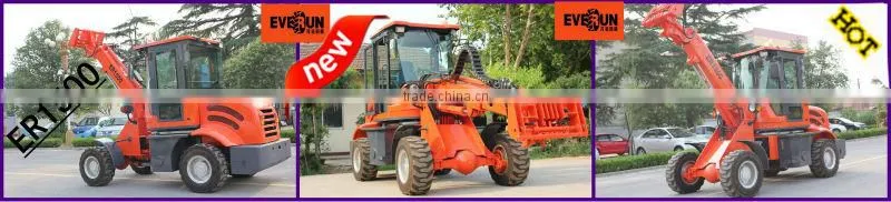 Price New Telescopic mini wheel loader with pallet fork