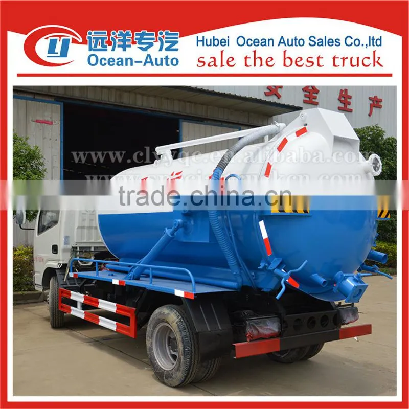 aluminum vacuum tank truck 4000L with optional chassis