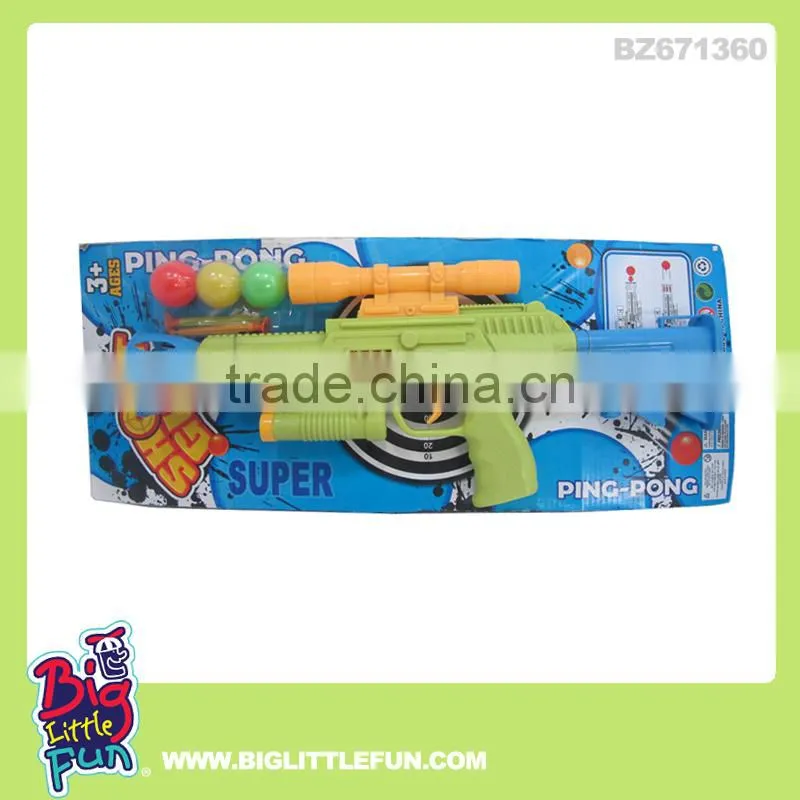 Toy ping pong ball gun,ball shooting gun toy