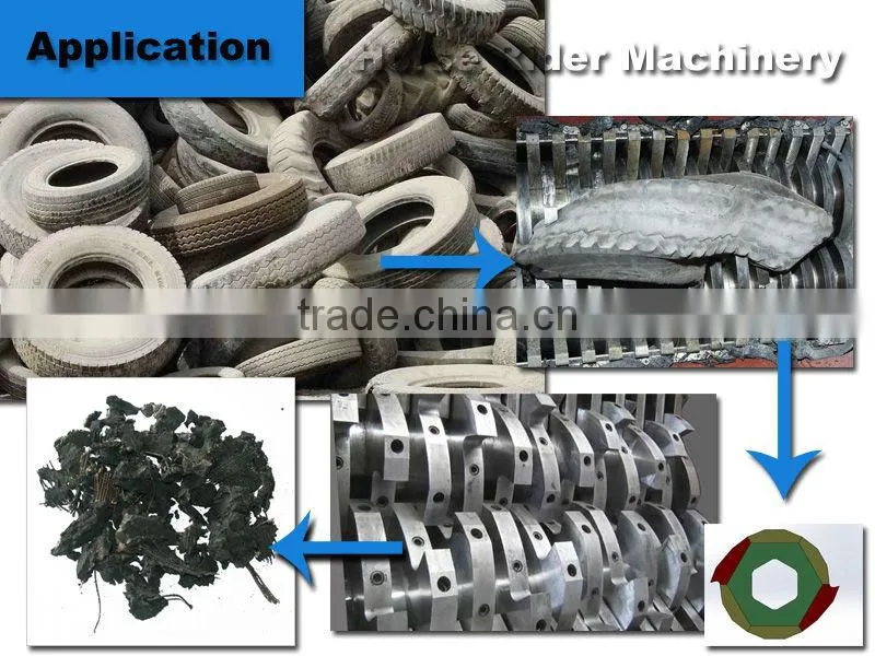 Hot selling tyre shredder