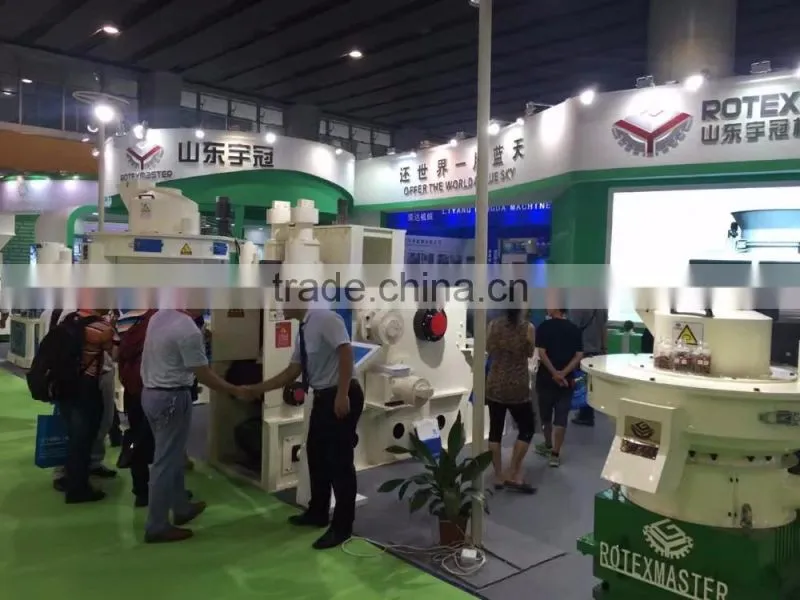 Rubber wood sawdust pellet production line , used wood pellet production line