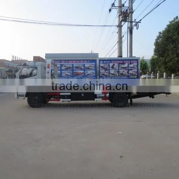 124hp DONGFENG 4*2 Hydraulic Wrecker Platform 5.6m