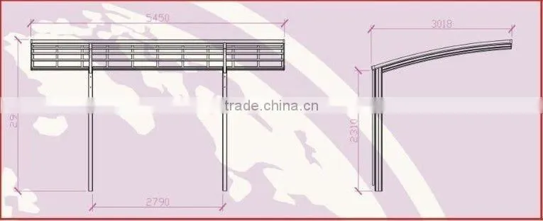 China new style carports