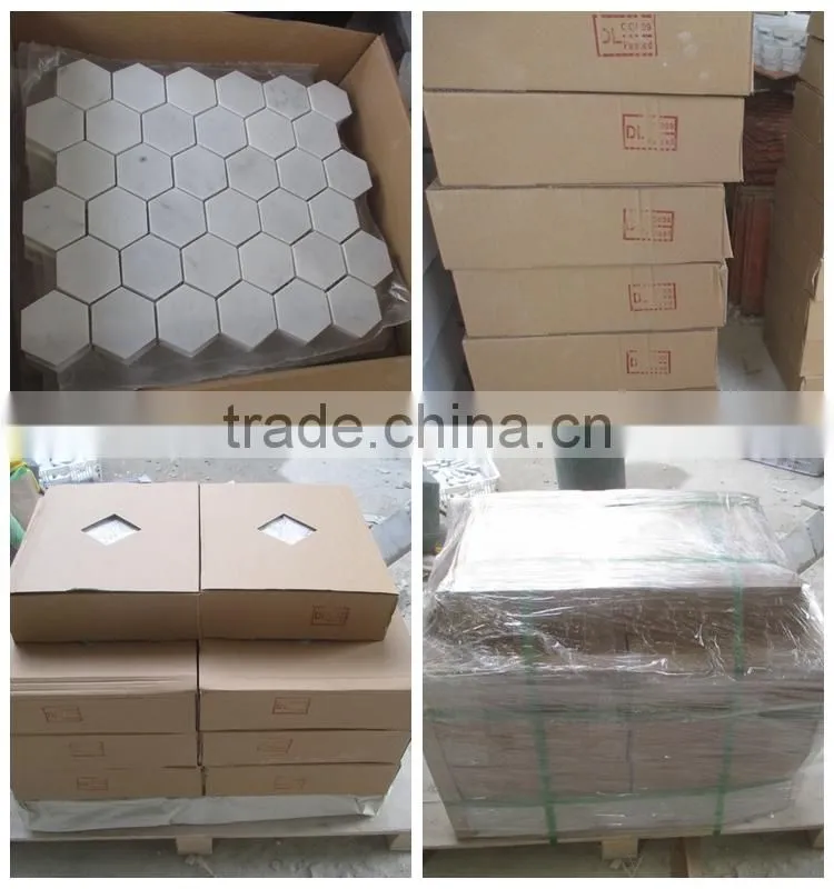 Crema Marfil Marble Mosaic Tile, Beige marble mosaic Tile