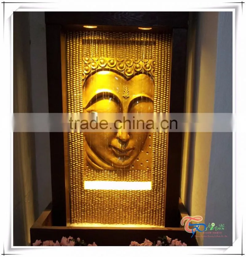 Hot Sales Large Gold Resin Buddha Fountains