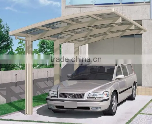 2017 New Structure aluminium frame cheap mobile temporary carports
