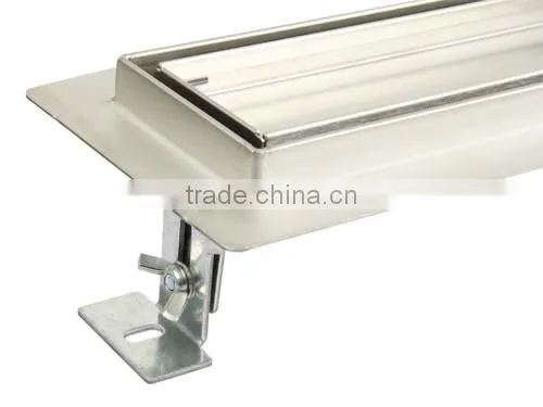 Linear shower drain stainless steel floor drain