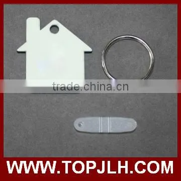 Fashion sublimation MDF keychain with heart shaped,blank DIY keyring