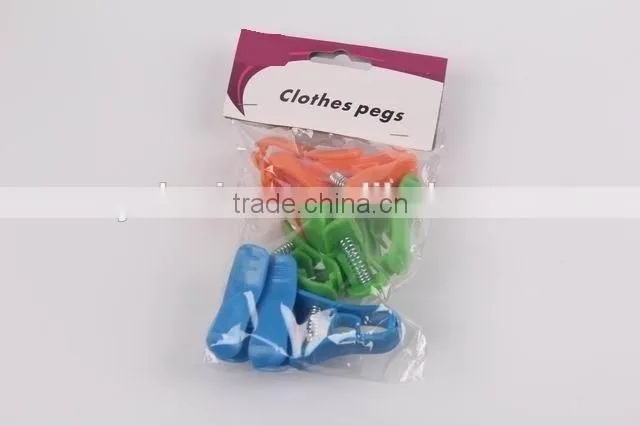 10 pc three colours plastic clothespin