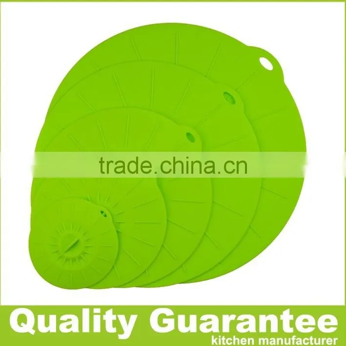 2016 new food grade silicone lid-cooking pot lid-Microwave pan bowl lids Cover-Silicone Suction Lids
