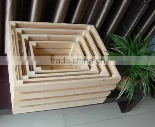 antique wooden tray
