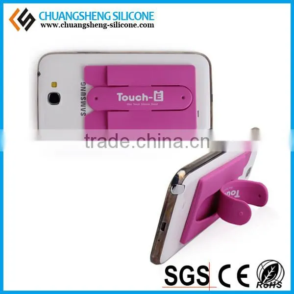 Phone back sucking multifunctional card holders