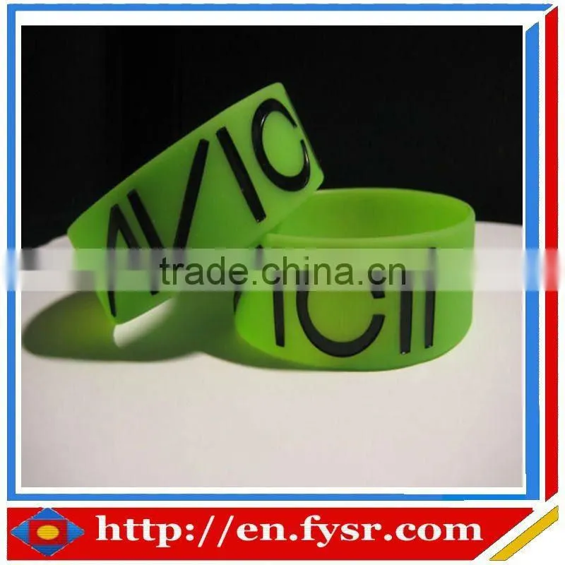high quality fashion one direction silicone bracelets