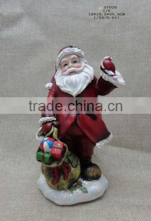 christmas resin santa claus resin christmas ornaments wholesale