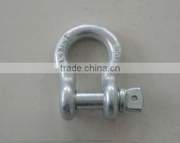 Bow Shackle with safety bolt