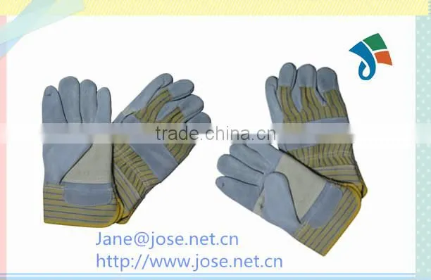 Leather working gloves safety work gloves