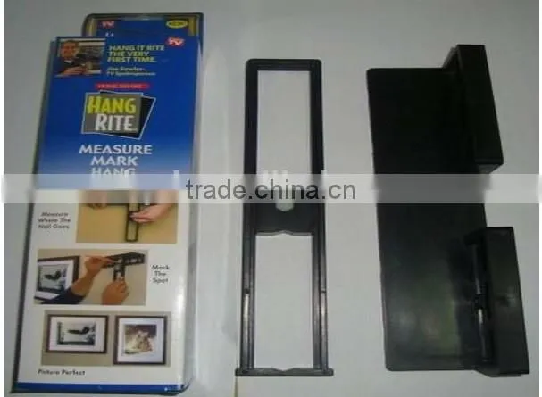 New useful home plastic hang rite measure tool spirit level Hang rite tool