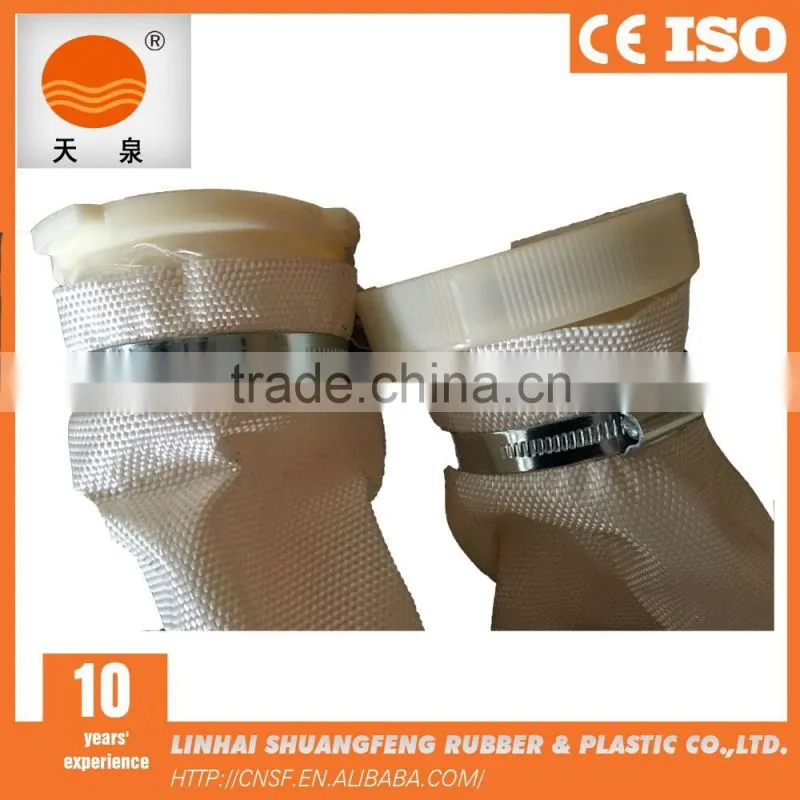 4 inch 10Bar PVC lining layflat fire hose/fire resistant hose with coupling