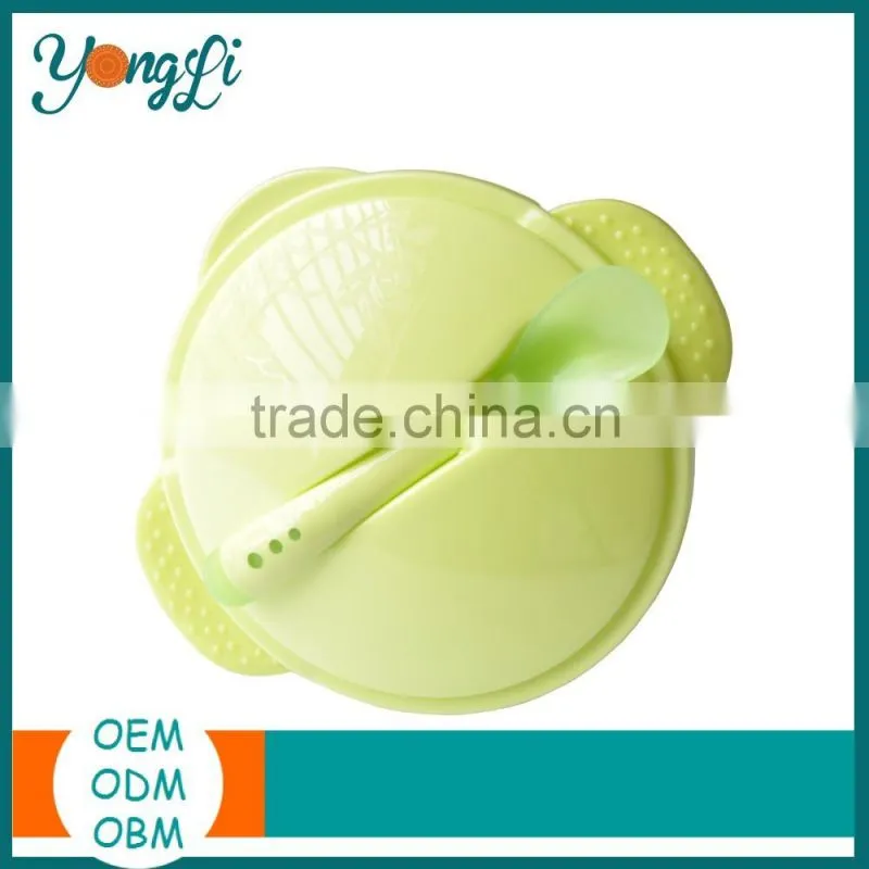 Baby Suction Bowl Feeding Set /Baby Plastic Feed Trough