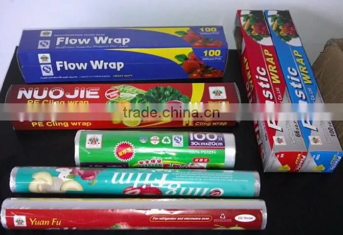 Best fresh pvc food grade stretch wrap film PE transparent soft cling film