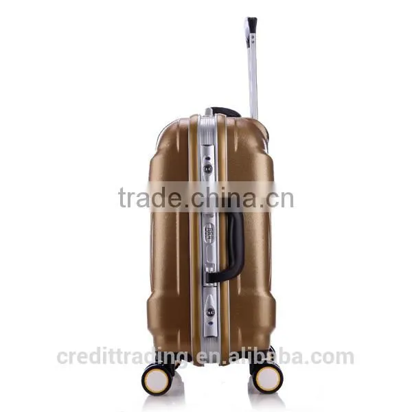 3pcs set hard shell luggage, abs trolley suitcase factory price
