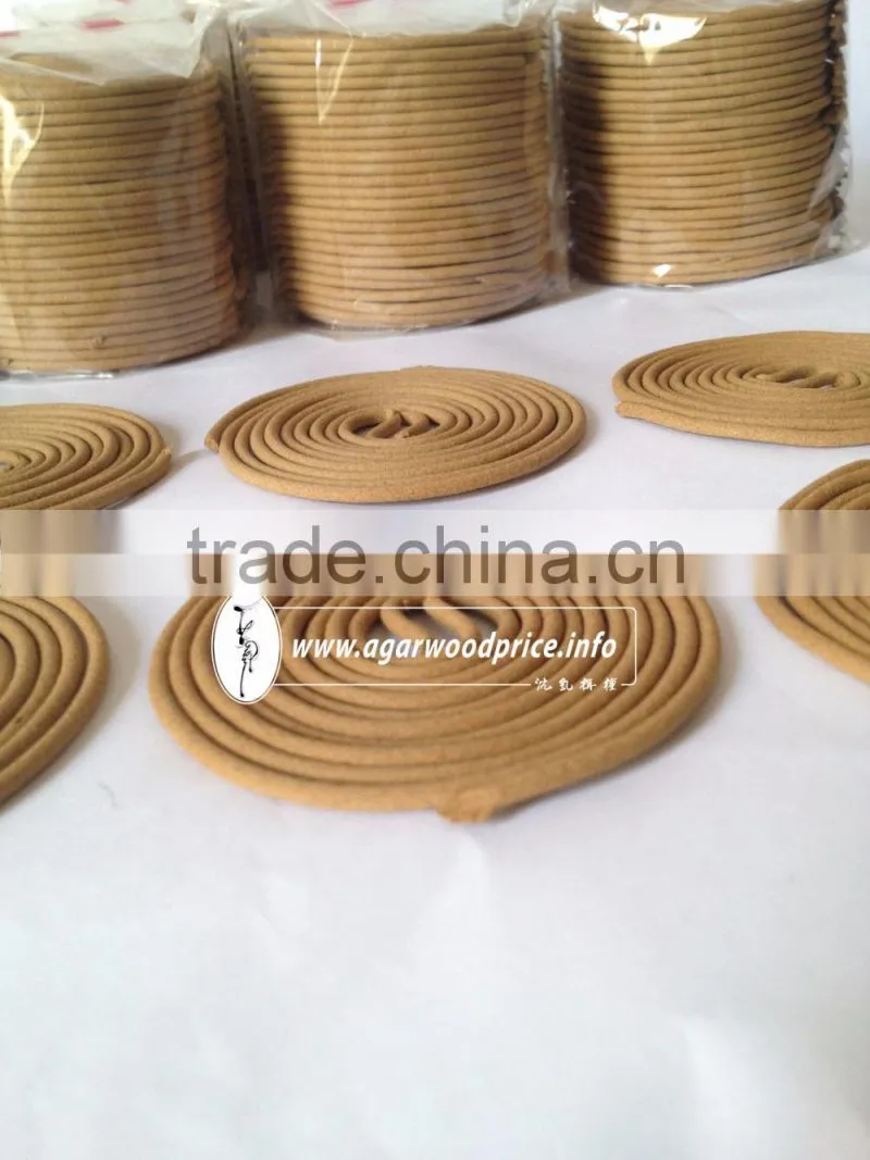 Agarwood incense coils - a premium product made of Agarwood of the finest quality, with no harmful chemicals, fillers.