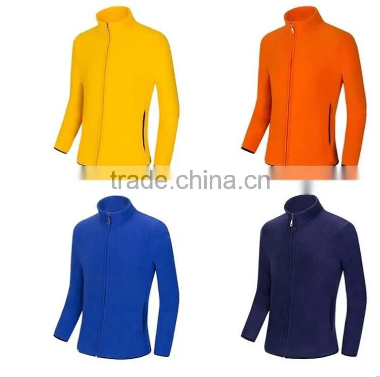 Factory OEM Men Women Fashion 100% polyester Polar fleece Jacket Warm Anti-pilling Soft shell sport wear