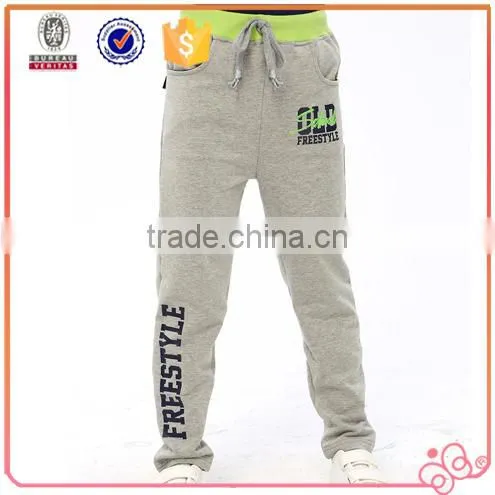 2016 best sell new design fleece latest new style boys pants