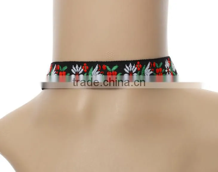 ribbon bow choker necklace butterfly knot necklace handmade ribbon necklace jewelry