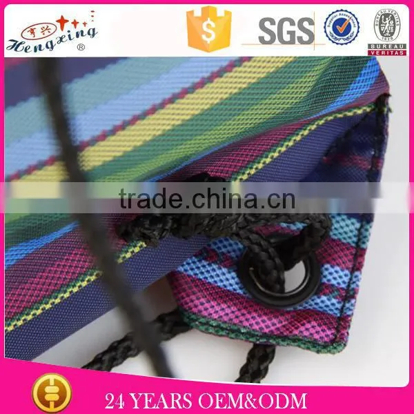 2015 fashion braces aztec material backpack drawstring backpack