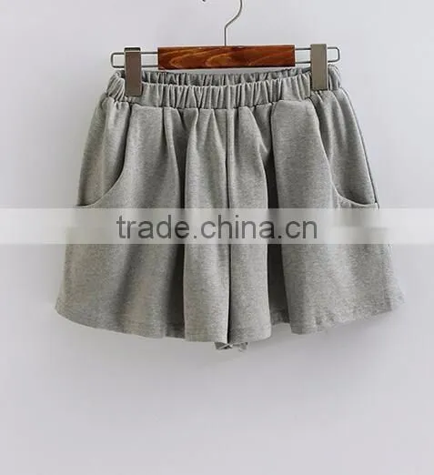 EY0611P Women High Waist Fashion Casual Shorts 2017