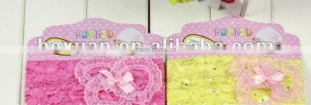 2014 Handmade Lace Hair Bow Wholesale Kids Hair Alligator Clip