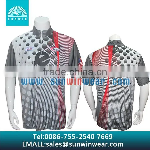 High quality fishing wear custome design fishing jerseys sublimated fishing shirt with zipper