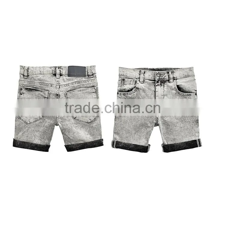 2017 Latest designer new style fancy hand brush wholesale kids jeans for sale