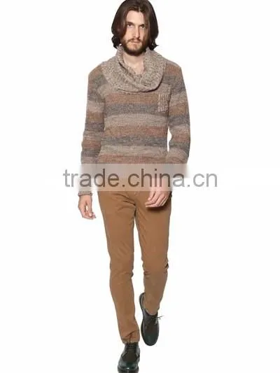 Loose computerized sweater knitting machine man wool sweater