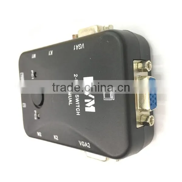 2017 New PS/2 200 MHz Plastic 2 Port KVM Switch