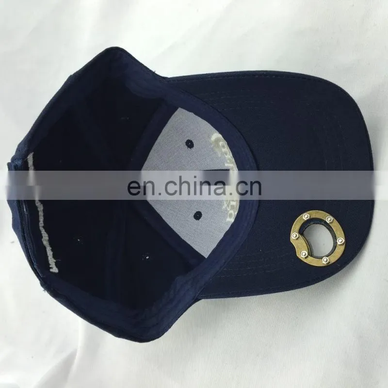 Fashion design brass bottle opener baseball cap convinient for drinking beer