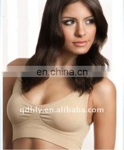 Hot selling girl seamless AHH bra sexy sports bra