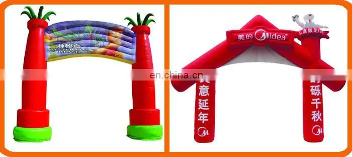 HI-CE. SGS durable inflatable archway ,inflatable Nylon/Pvc arch.start/finish line inflatable arch