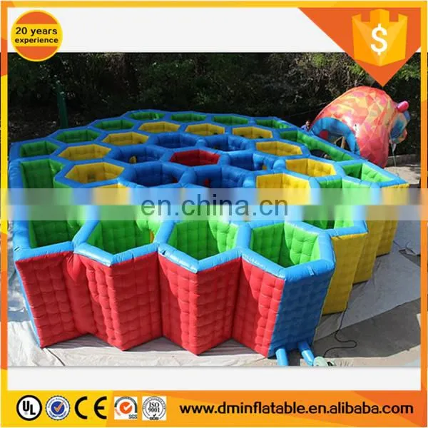 Outdoor honeycomb type 26ft Giant Inflatable Maze For Sale