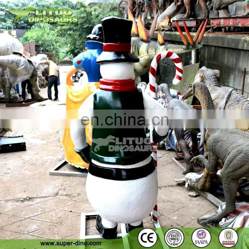 Amusement Park Lifesize Animatronic Snowman