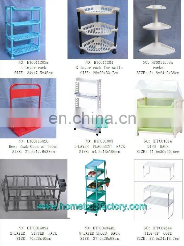 bathroom storage plastic shelf