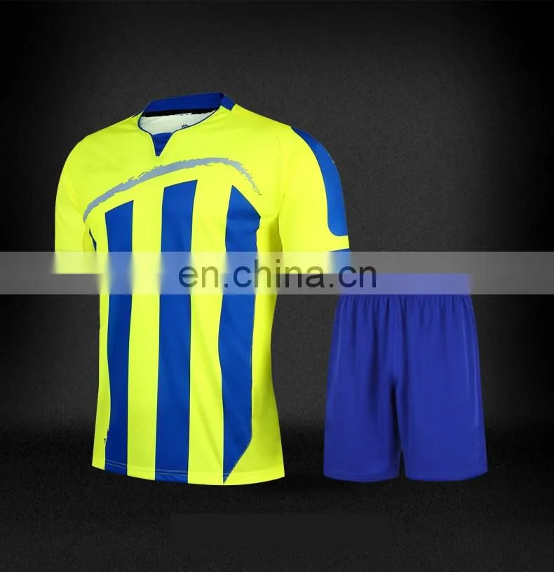OEM Fashion high quality men soccer jersey sets custom design china supplier