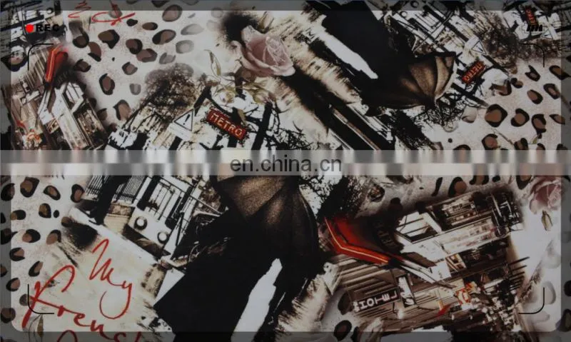 2015 Scuba 3D animal picture digital print fabric