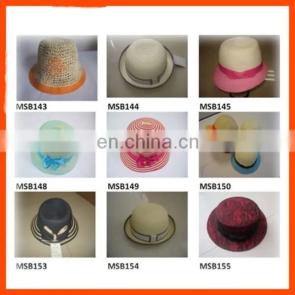 2017 Fashion customized straw hat with logo