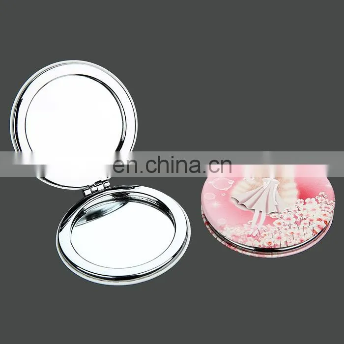 Popular fashionable PU pocket mirror