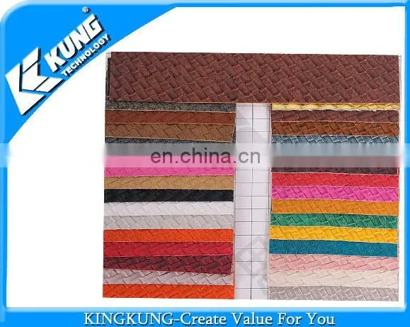 New design fashion woven pattern PVC material