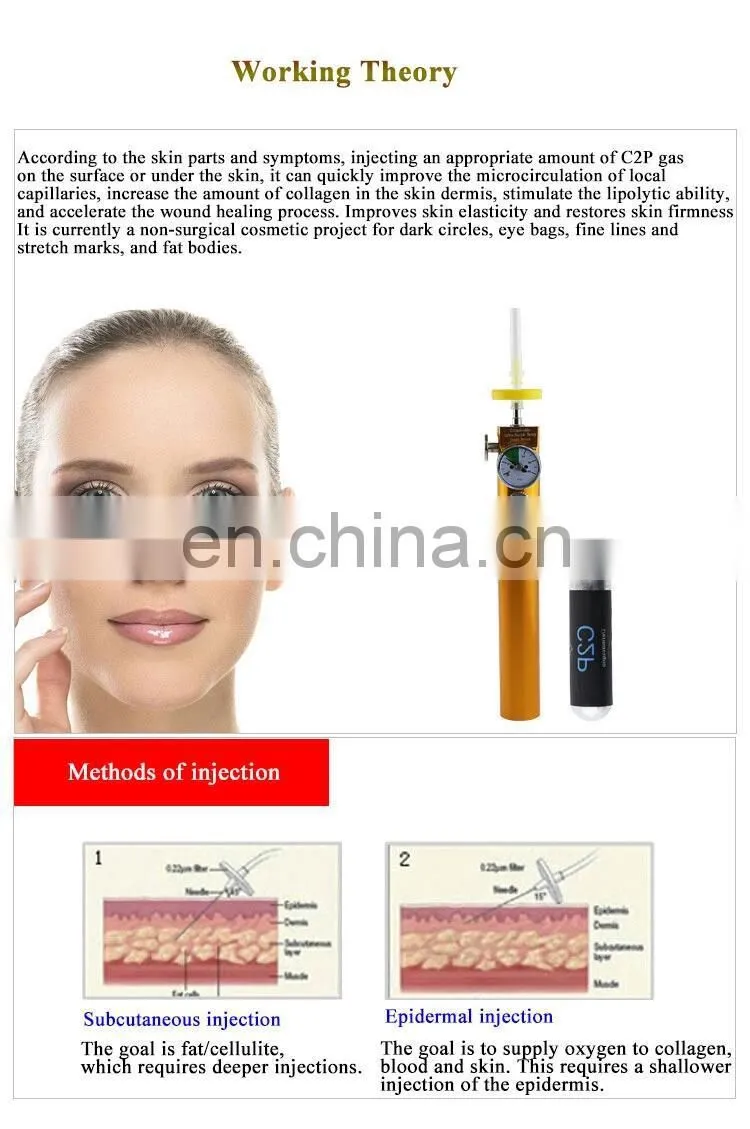 Factory CDT micro plastic equipment /CO2 therapy solution carboxytherapy for dark circle wrinkles scars