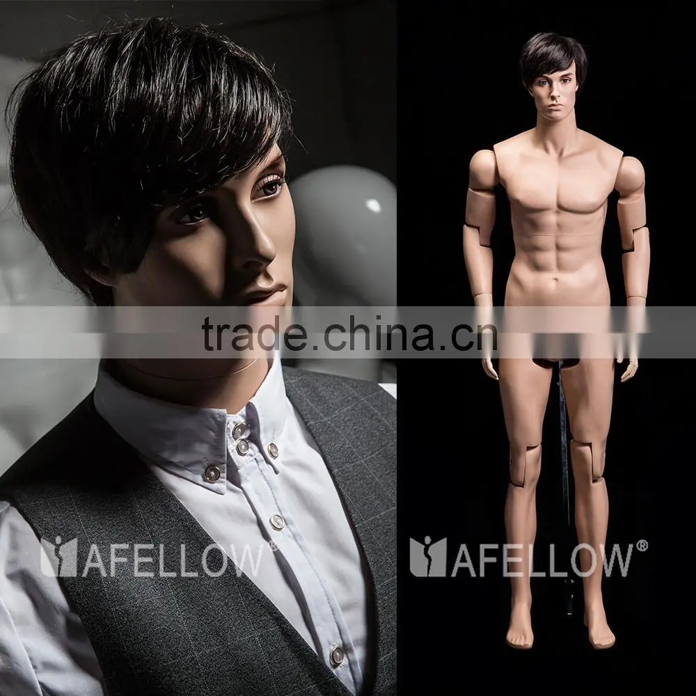 Moveable realistic skin color Male Mannequin