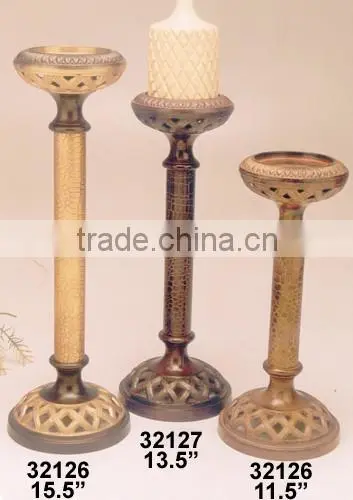 Antique Pillar candle Holder For Home Decor